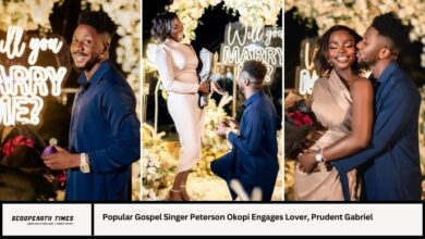 Popular Gospel Singer Peterson Okopi Engages Lover, Prudent Gabriel